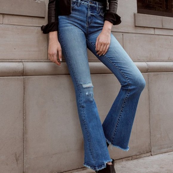 *NEW* Flying Monkey High-Rise Flare Jeans - Picture 4 of 12